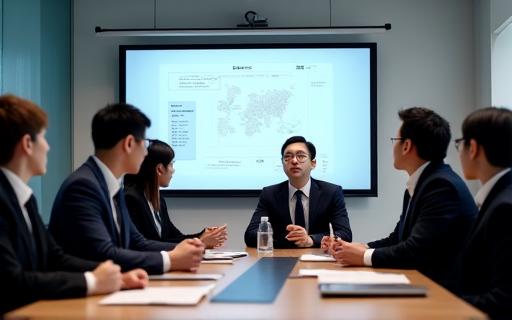 日本語で行われるプロフェッショナルなビジネス会議
